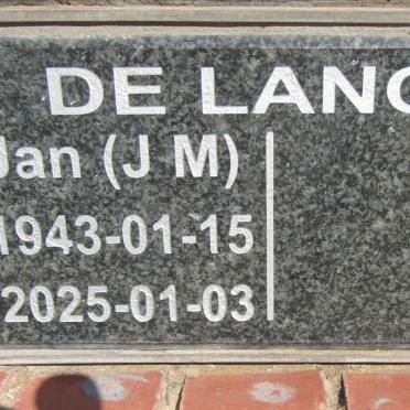 LANGE J.M., de 1943-2025