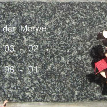 MERWE H.S., van der 1952-2010
