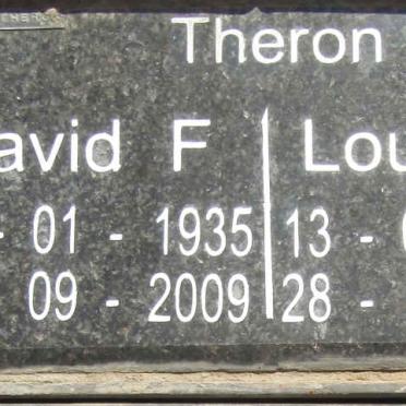 THERON David F. 1935-2009 & Louise V. 1940-2022
