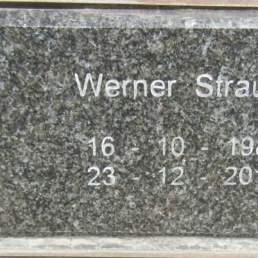 STRAUSS Werner 1982-2018