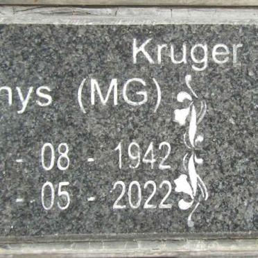 KRUGER M.G. 1942-2022