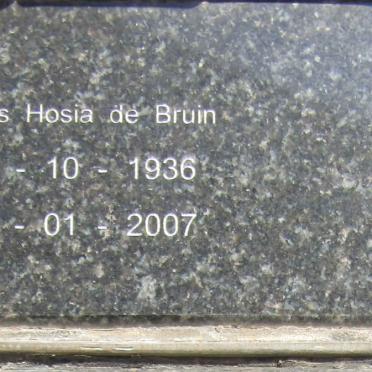 BRUIN Louis Hosia, de 1936-2007