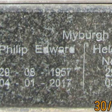 MYBURGH Philip Edward 1957-2017 & Helena Catharina LANDMAN 1957-2015