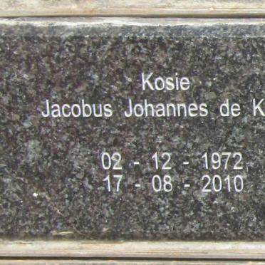 KOCK Jacobus Johannes, de 1972-2010