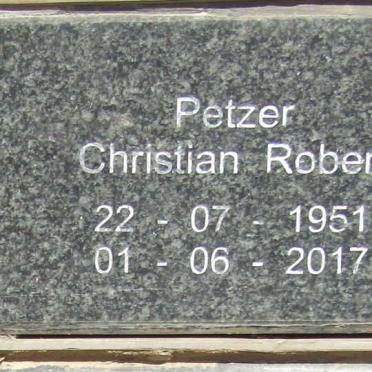 PETZER Christian Robert 1951-2017