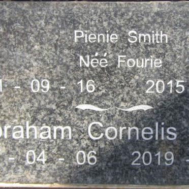 SMITH Abraham Cornelis 1931-2019 & Pienie FOURIE 1931-2015