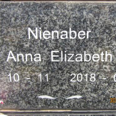 NIENABER Anna Elizabeth 1937-2018