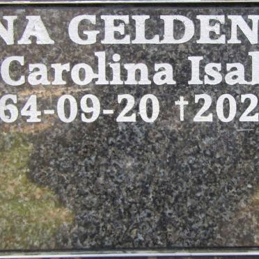 GELDENHUYS Carolina Isabella 1964-2025