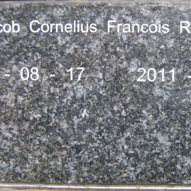ROSSOUW Jacob Cornelius Francois 1947-2011