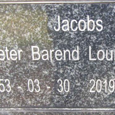 JACOBS Pieter Barend Louis Bloem 1953-2019