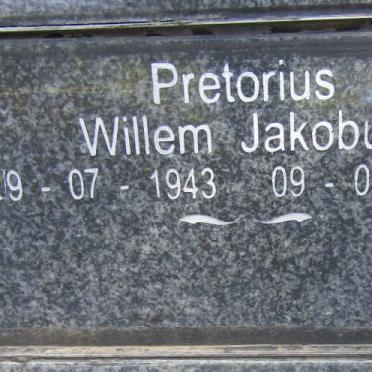 PRETORIUS Willem Jakobus 1943-2022