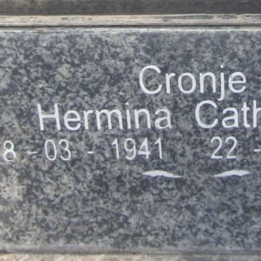 CRONJE Hermina Catherina 1941-2022