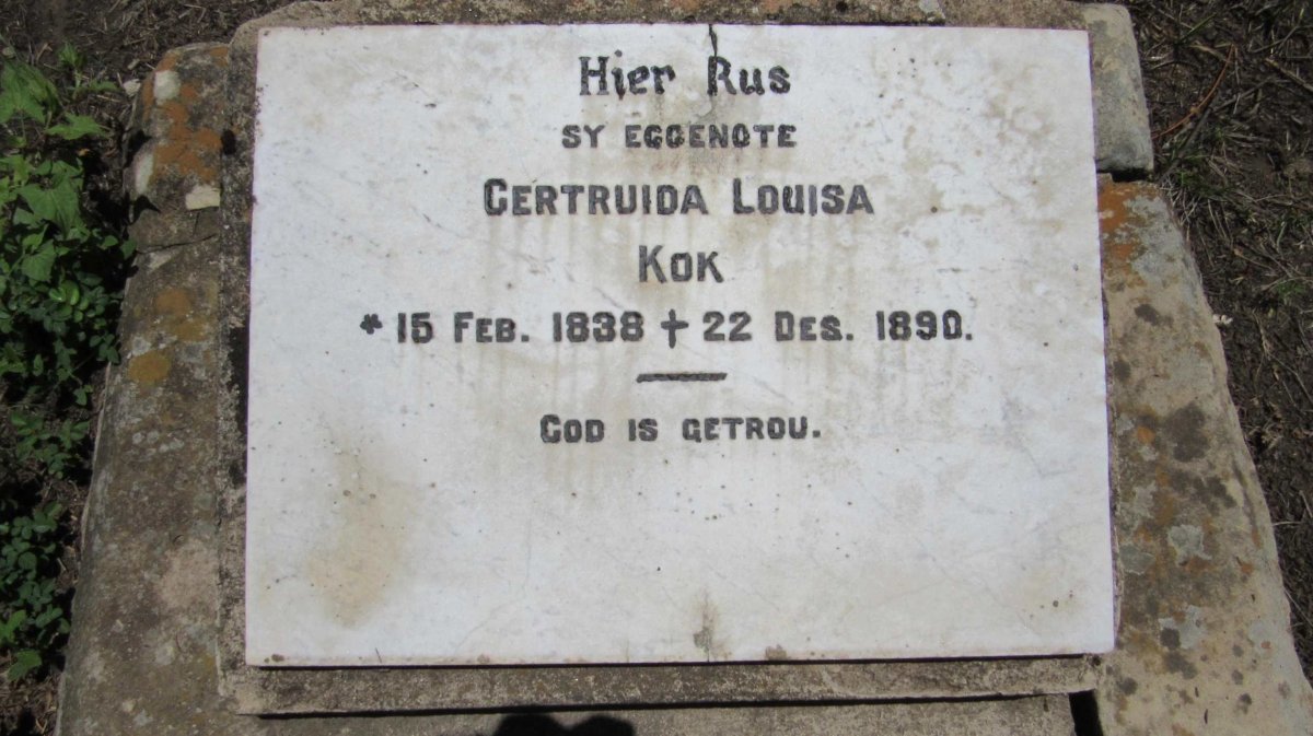 KOK Gertruida Louisa 1838-1890