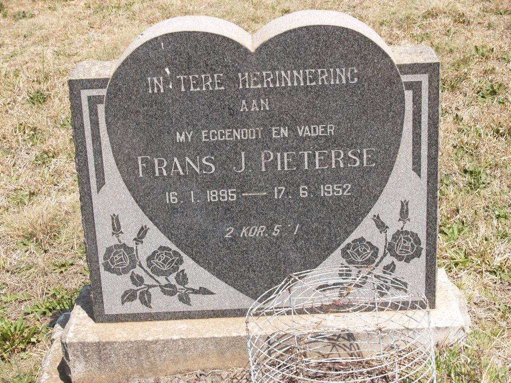 PIETERSE Frans J. 1895-1952