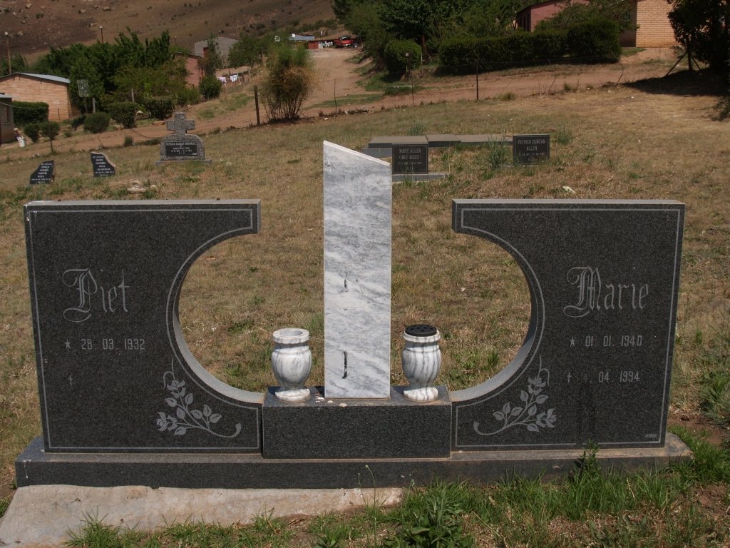 MAREE Piet 1932- &amp; Marie 1940-1994