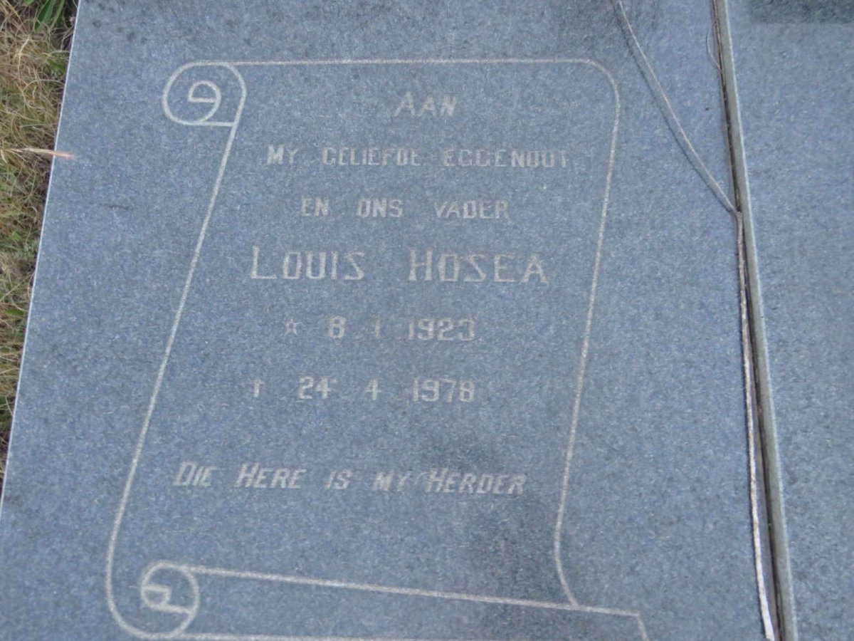 BRUIN Louis Hosea, de 1923-1978 Johanna 1930- _1