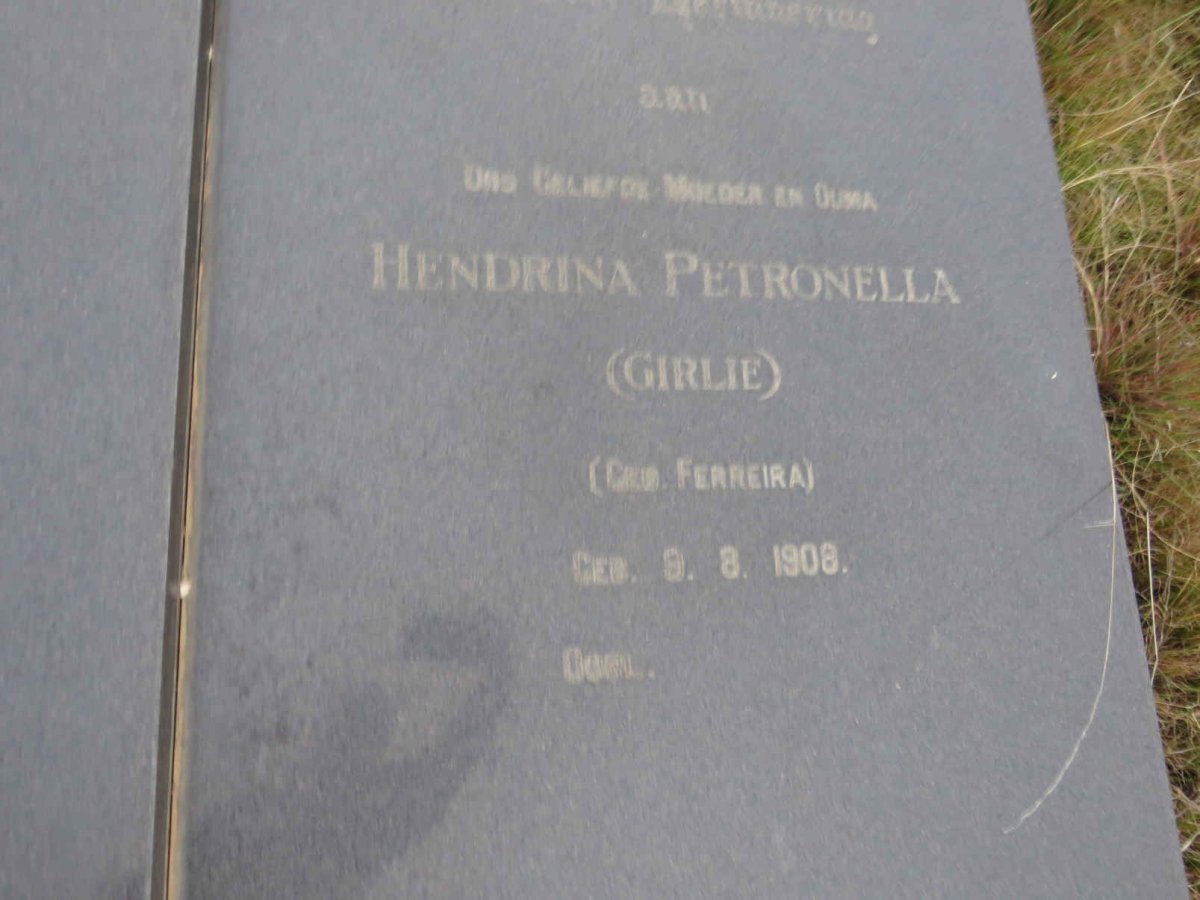 BOTHA Petrus Jacobus 1910-1971 & Hendrina Petronella FERREIRA 1908- _2