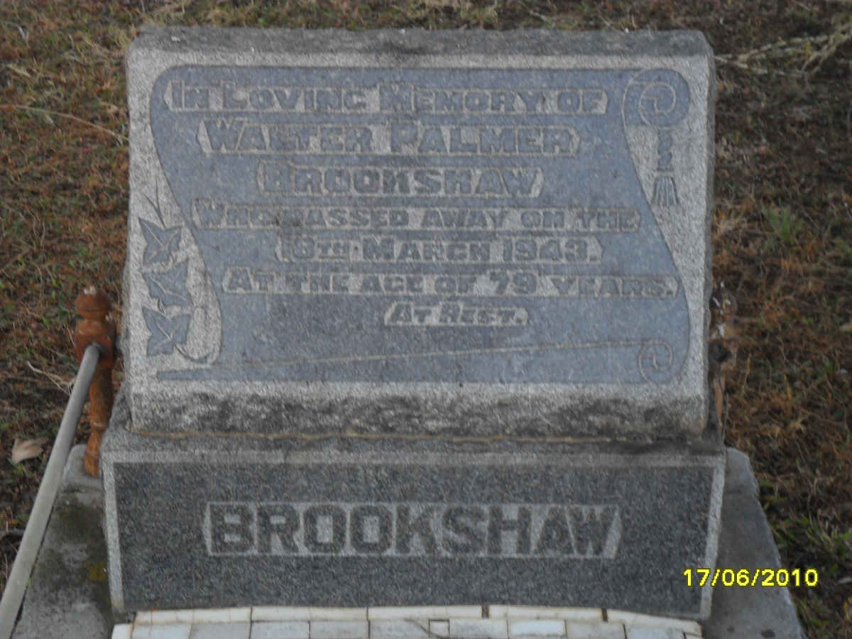 BROOKSHAW Walter Palmer -1943