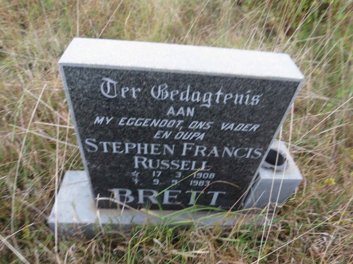 BRETT Stephen Francis Russell 1908-1983