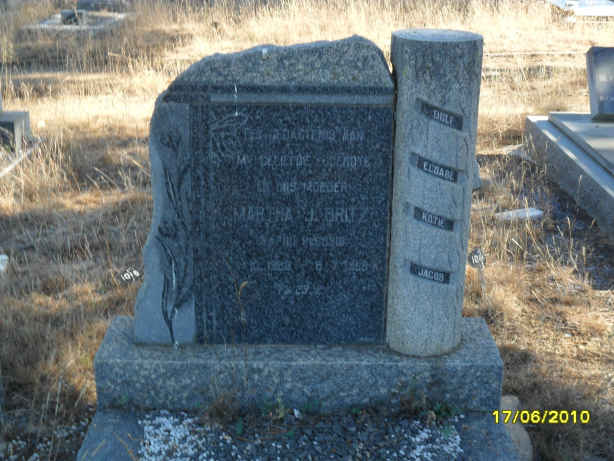 BRITZ Martha J. 1928-1966