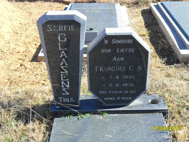 CLAASENS Francois G.S. 1935-1976