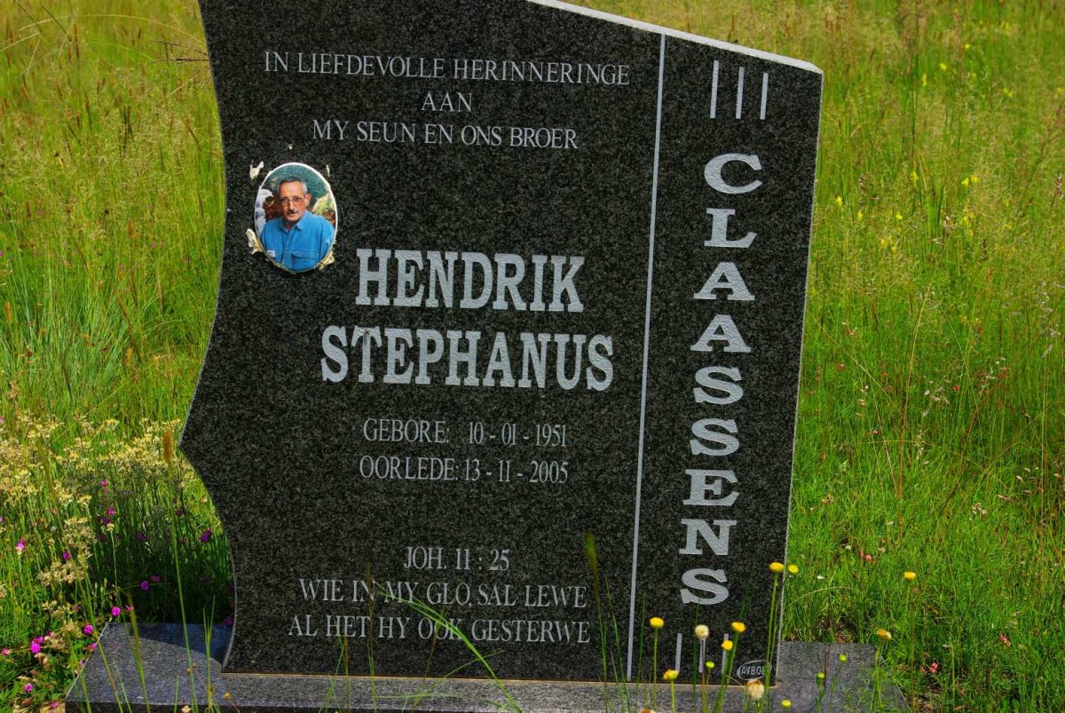 CLAASSENS Hendrik Stephanus 1951-2005