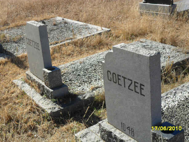COETZEE Cornelius Stephanus 1906-1967 &amp; Anna Catharina 1911-1985