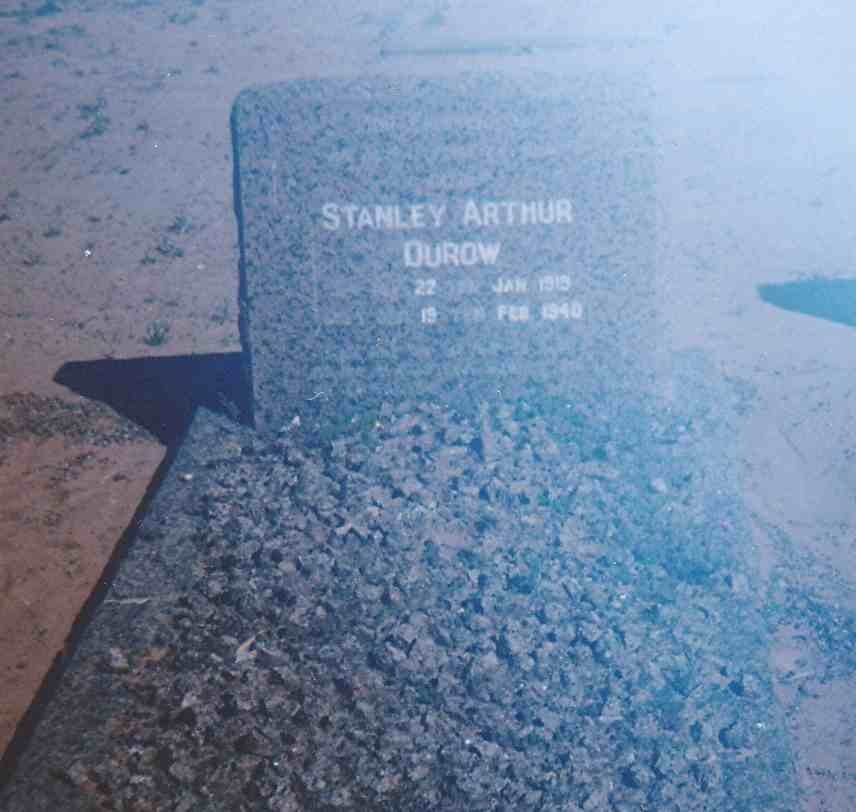 DUROW Stanley Arthur 1919-1940