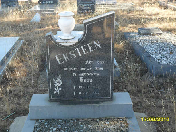 EKSTEEN Ruby 1901-1997