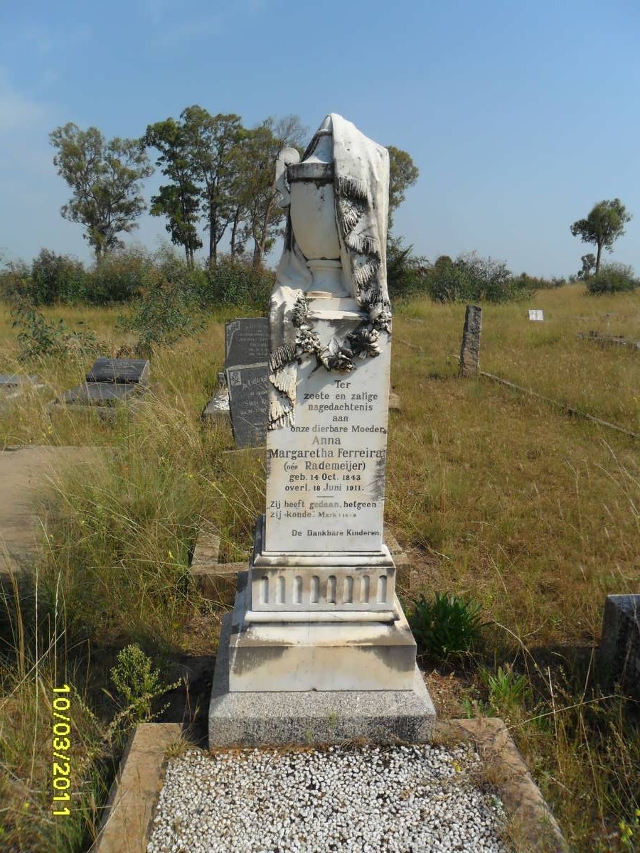 FERREIRA Margaretha nee RADEMEIJER 1843-1911