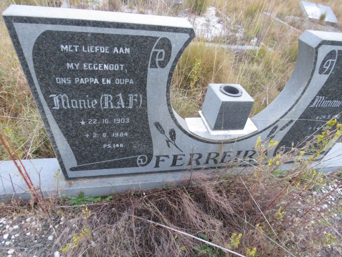 FERREIRA R.A.F. 1903-1984