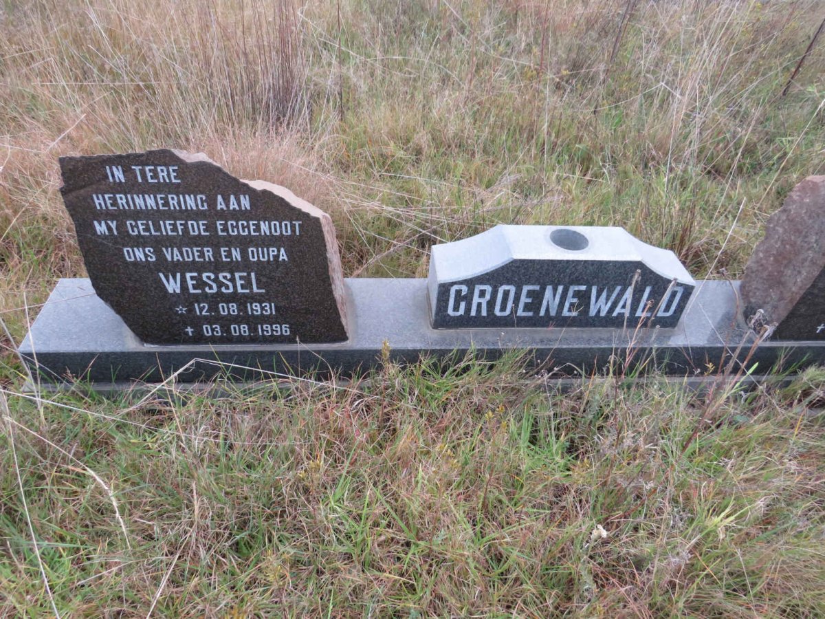 GROENEWALD Wessel 1931-1996