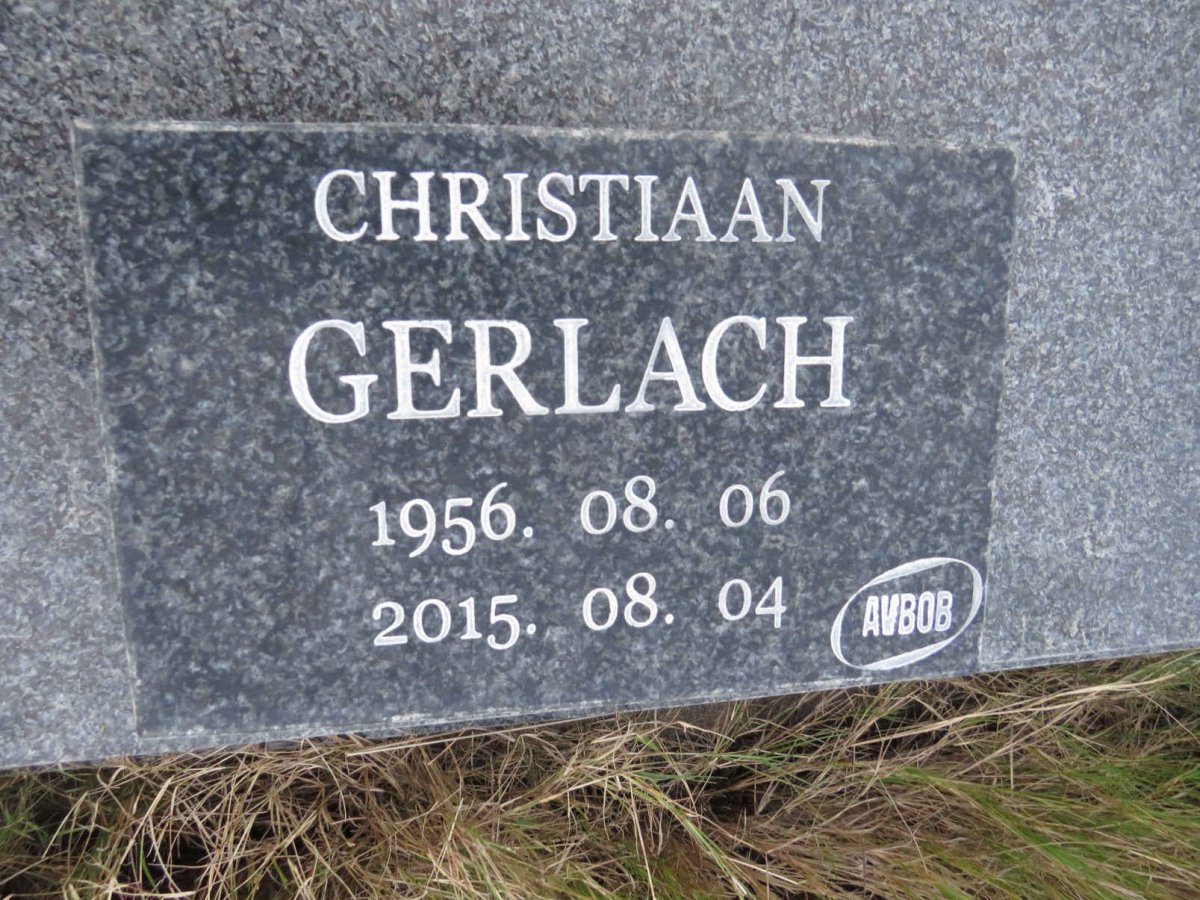 GERLACH Christiaan 1956-2015