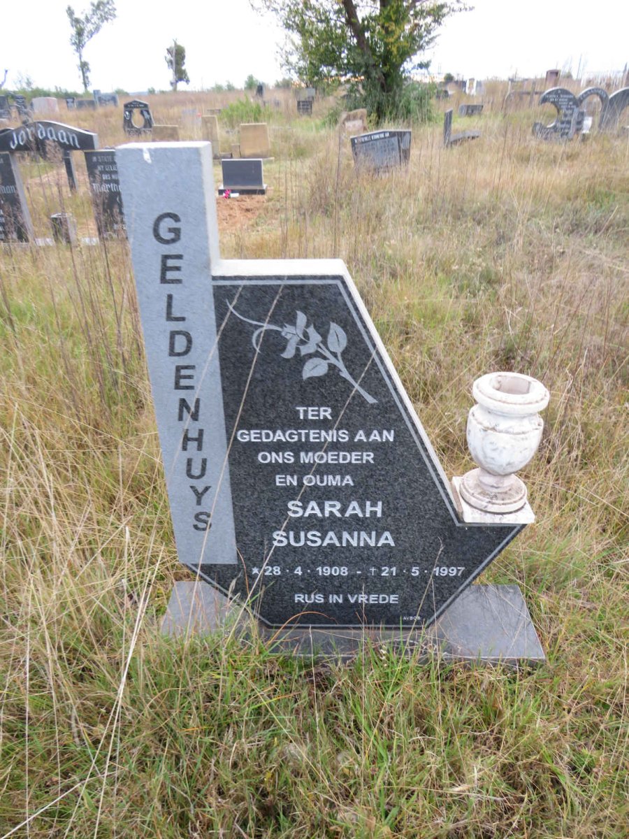 GELDENHUYS Sarah Susanna 1908-1997