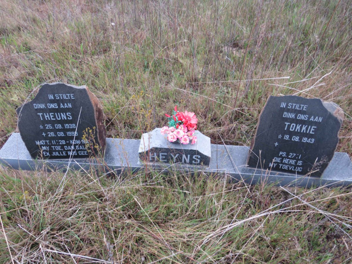 HEYNS Theuns 1938-1999 &amp; Tokkie 1943-