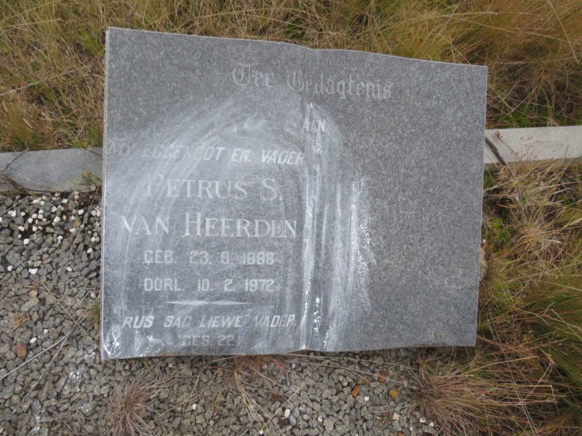 HEERDEN Petrus S., van 1898-1972