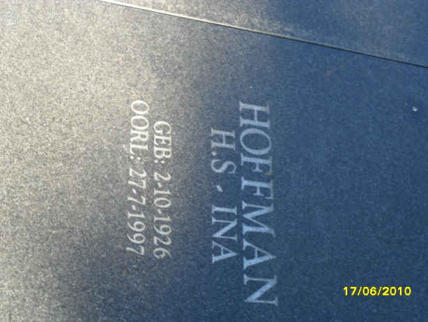 HOFFMAN H.S. 1926-1997