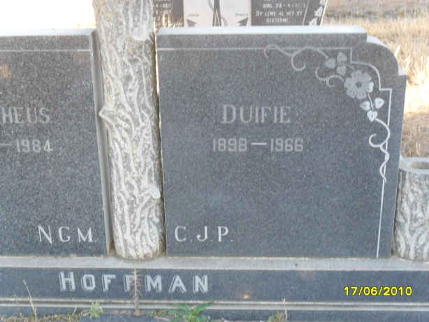 HOFFMAN C.J.P. 1898-1966