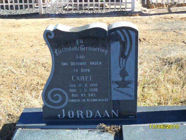JORDAAN Carel 1906-1988