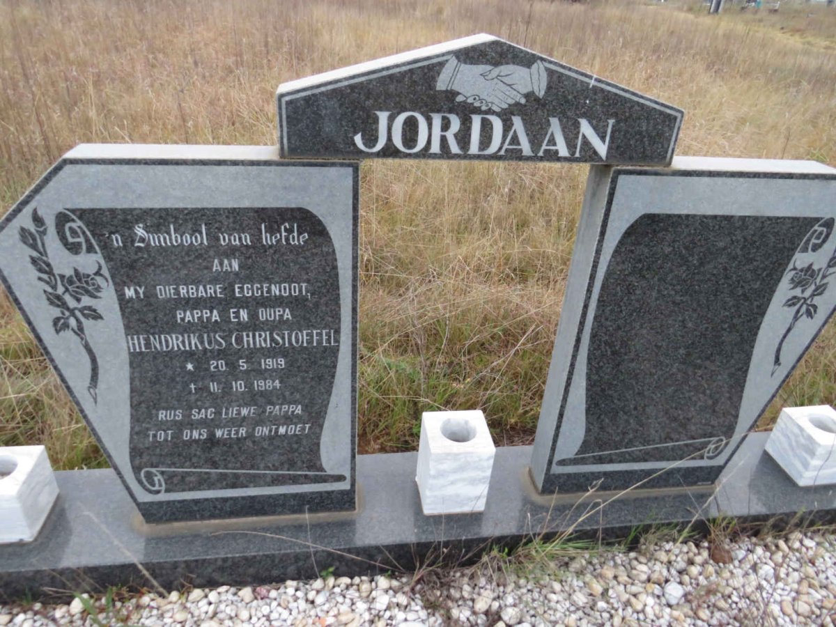 JORDAAN Hendrikus Christoffel 1919-1984