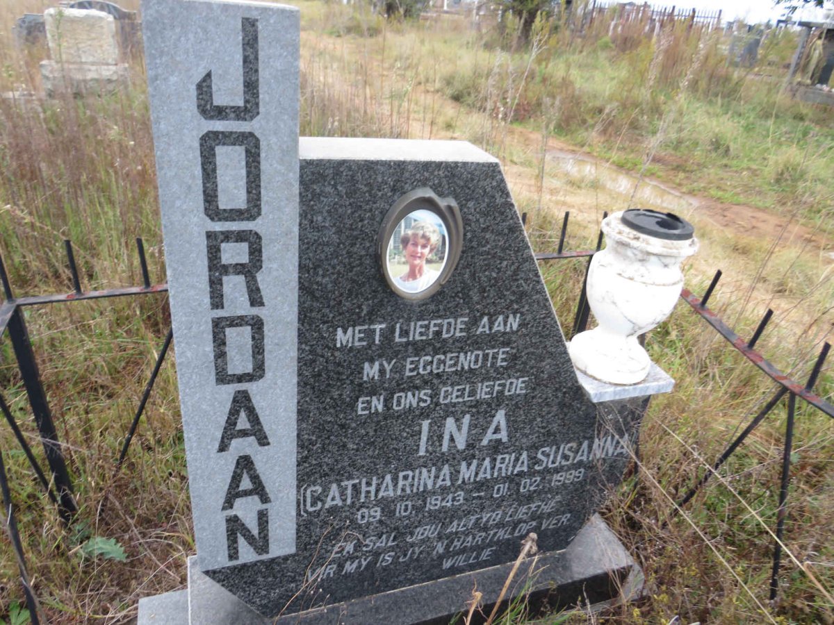 JORDAAN Catharina Maria Susanna 1943-1999