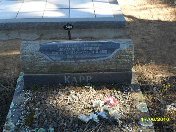 KAPP Johannes Frederik 1922-1965