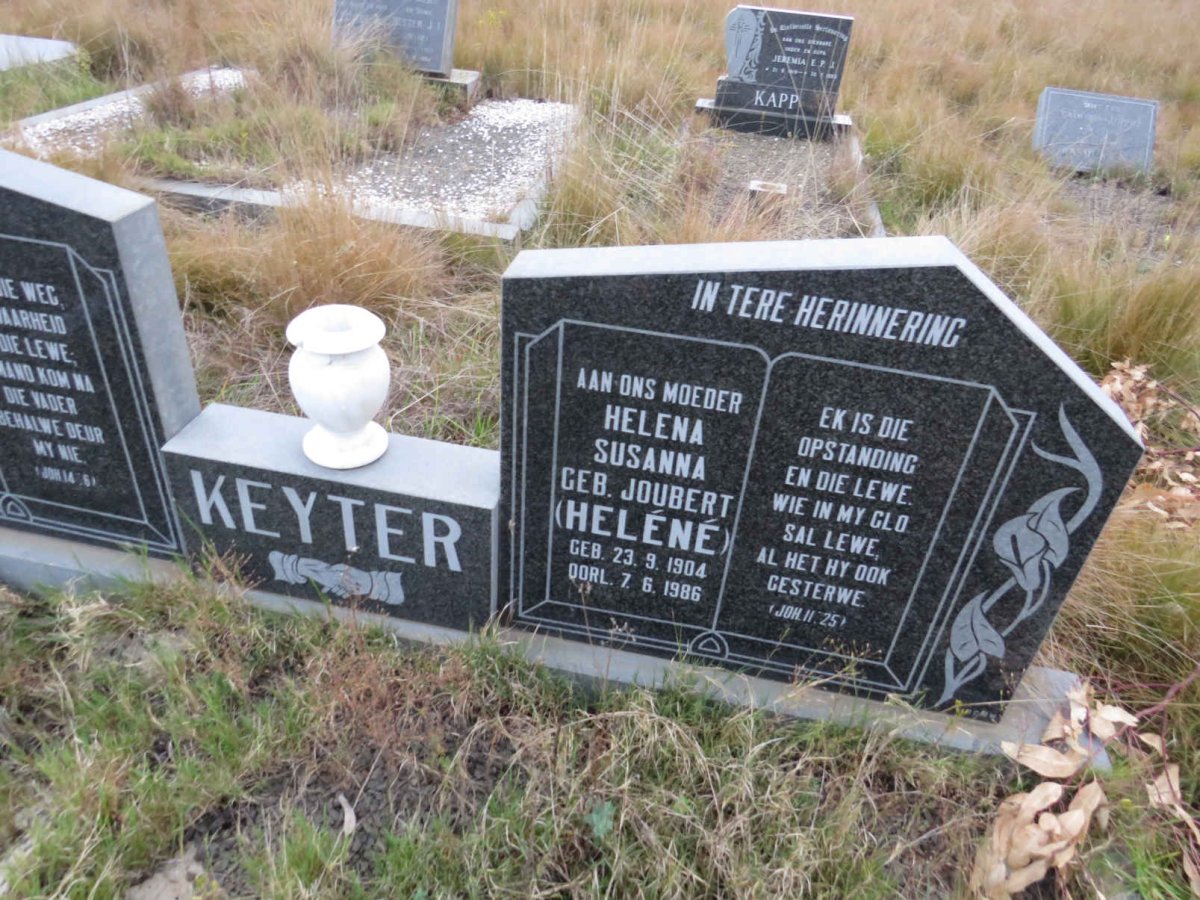 KEYTER Henry Charles Alfonso 1901-1988 &amp; Helena Susanna JOUBERT 1904-1986 _1