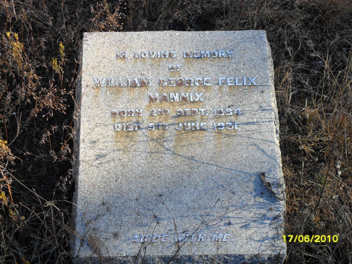 MANNIX William George Felix 1884-1931