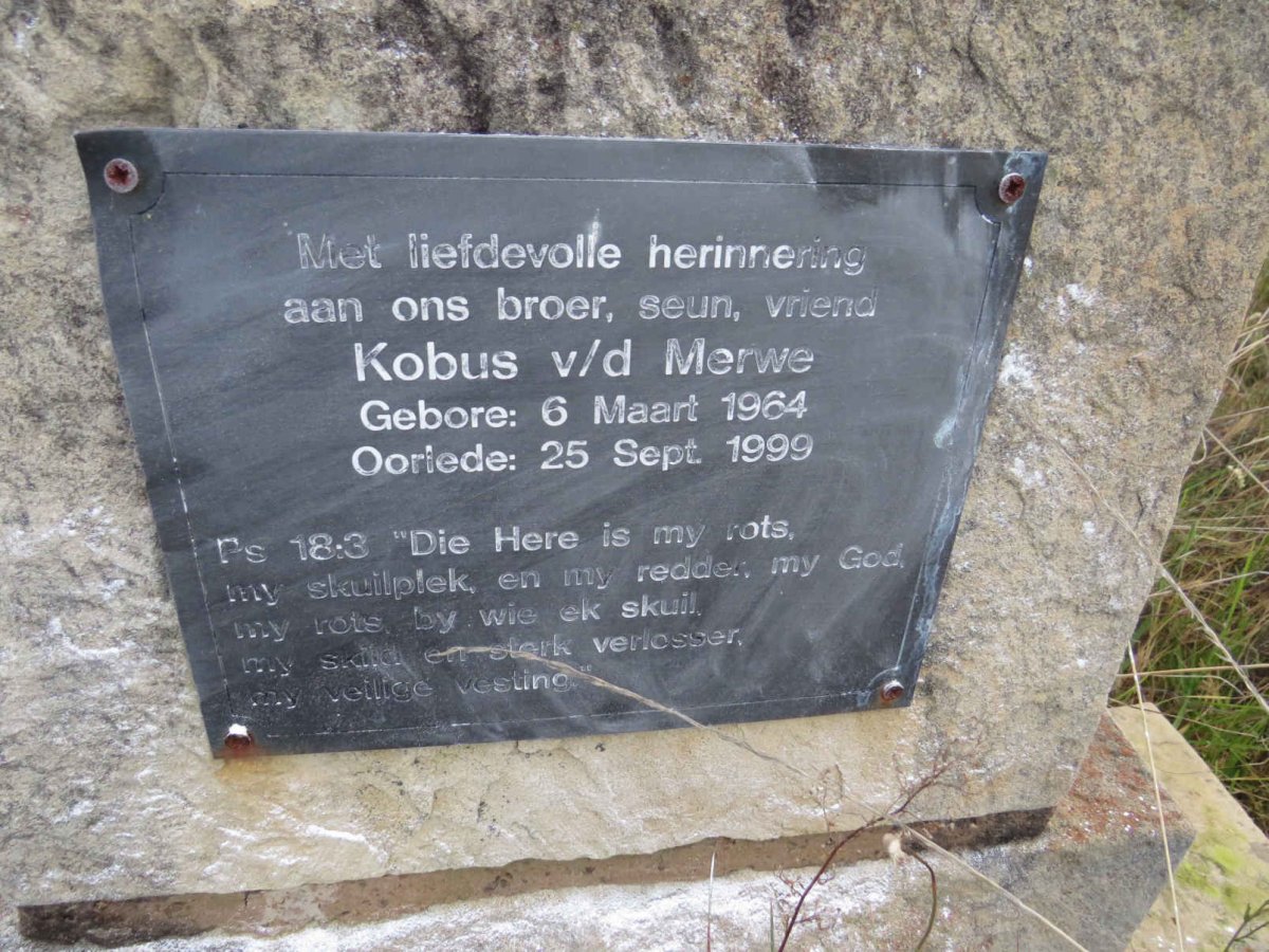 MERWE Kobus, v.d. 1964-1999