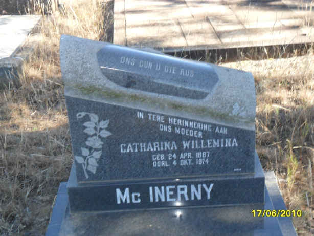 McINERNY Catharina Willemina 1887-1974