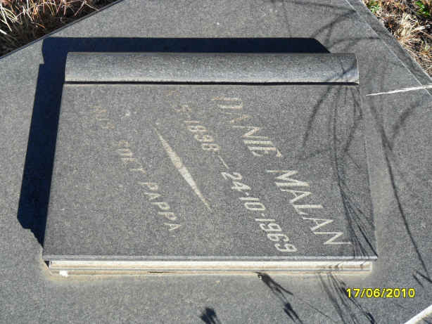 MALAN Danie 1896-1969