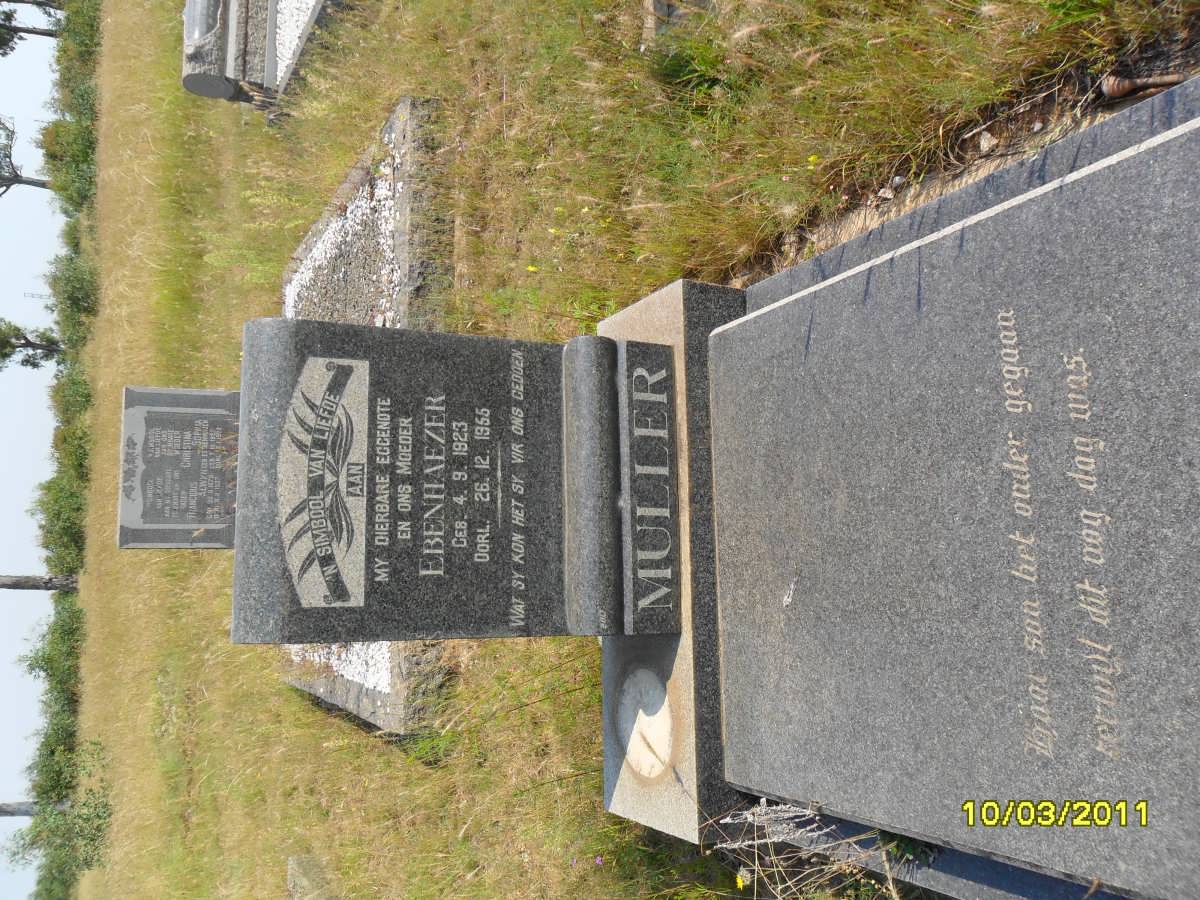 MULLER Ebenhaezer 1923-1955