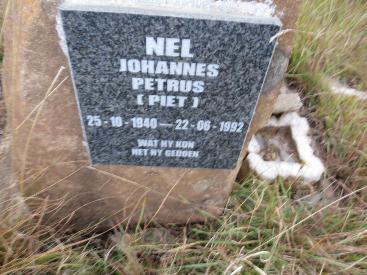 NEL Johannes Petrus 1940-1992