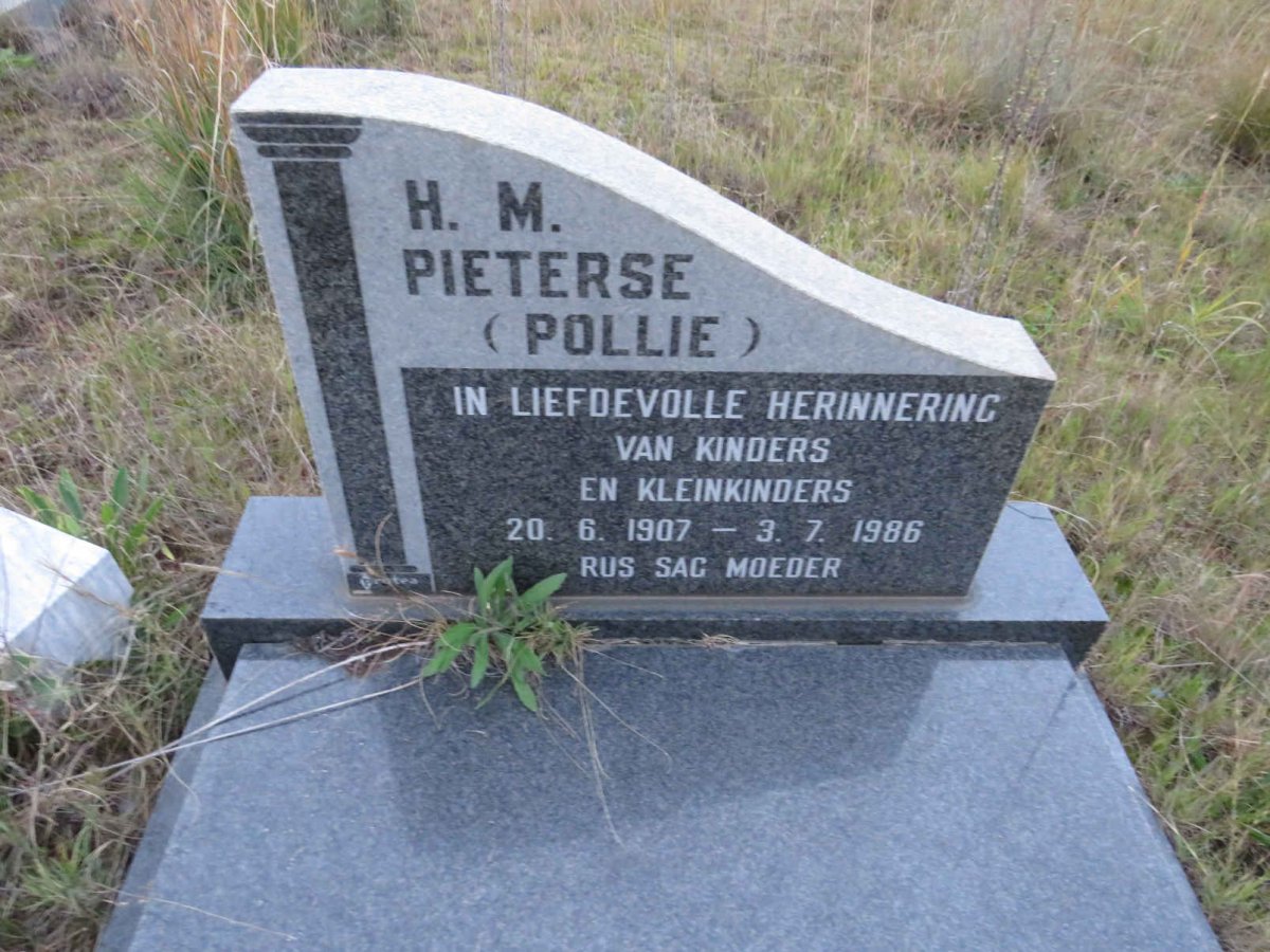 PIETERSE H.M. 1907-1986